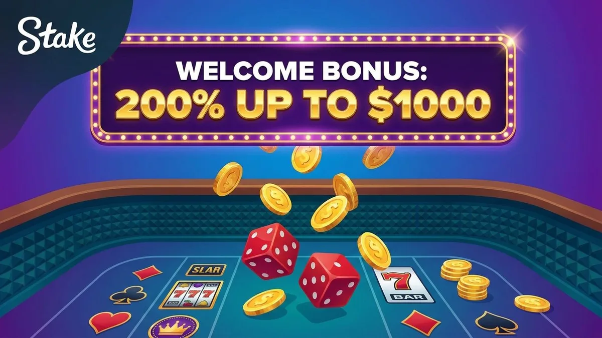 Stake welkomstbonus